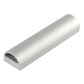 Tubo de aluminio de tubo ovalado de extrusión de extrusión de aluminio sin costura profesional